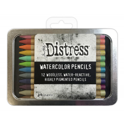 Distress - 12 crayons aquarellables - Set 2